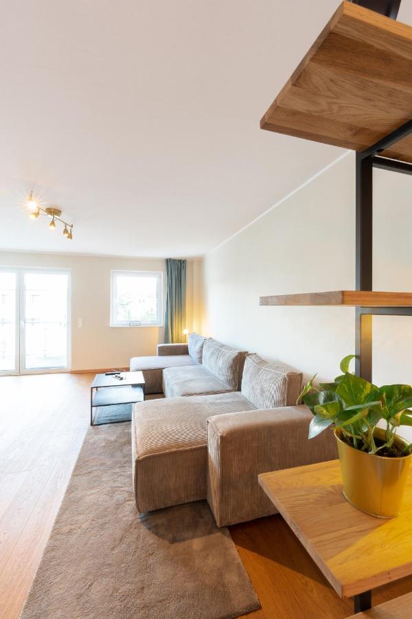 -Zentrale Wohnung-Balkon-Desingerkueche- Bielefeld Exterior photo